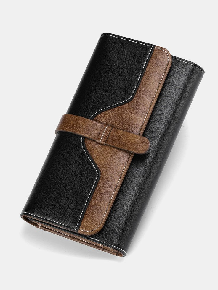 The Lena Leather RFID Blocking Clutch Wallet - Rose&Josie