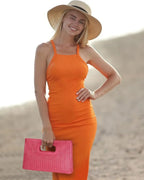 The Vicky Woven Clutch - Rose&Josie